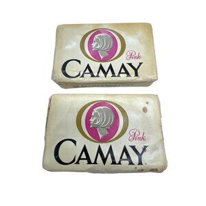 Vintage Camay Pink Travel Soap Set of 2 Procter & Gamble